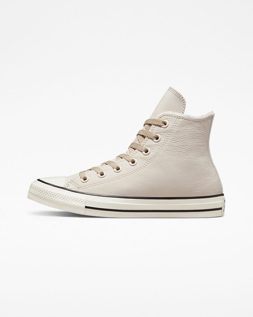 Dámské Boty Vysoké Converse Chuck Taylor All Star Counter Climate Béžový | CZ TRZB50